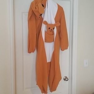 Emolly kangaroo adult onesie costume Size S